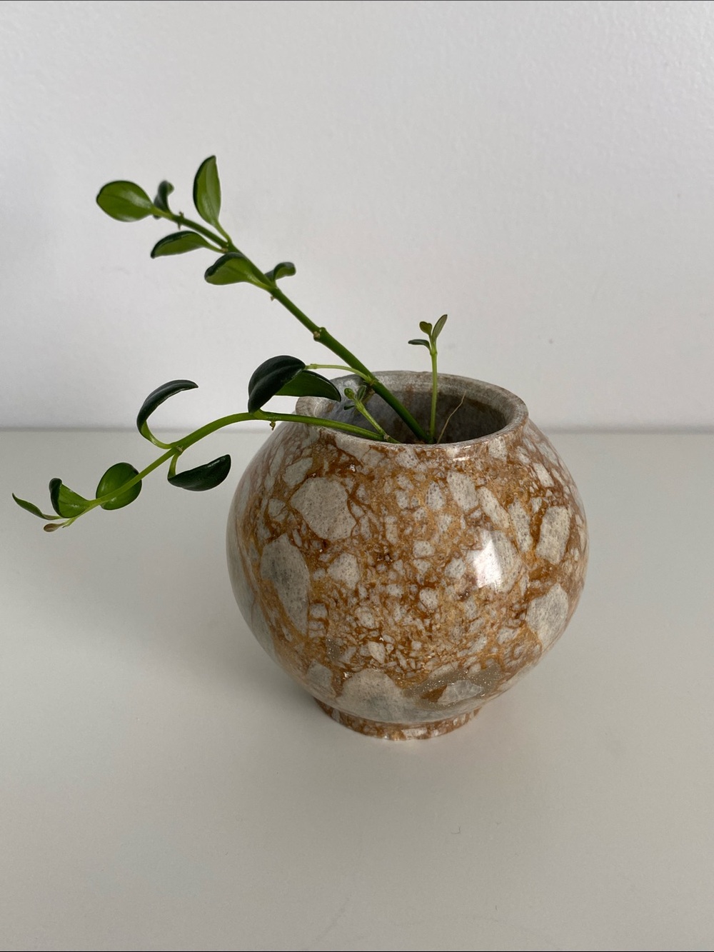 Vintage Heavy Stone Vase